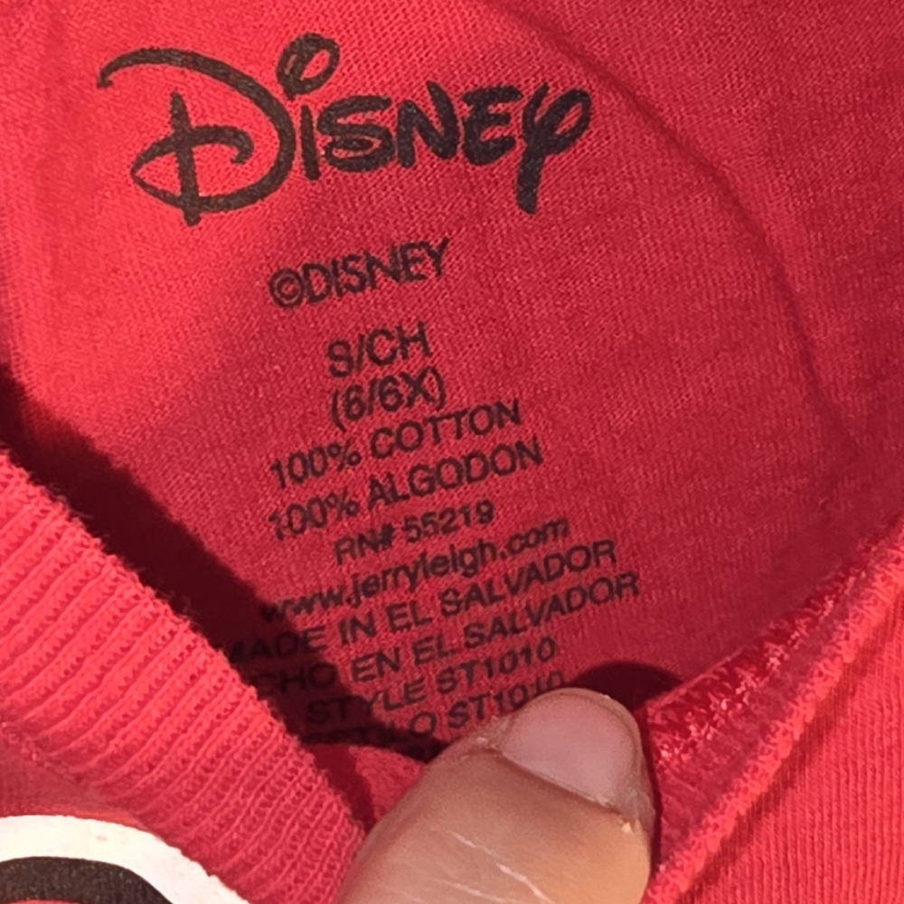 Disney Minnie Mouse Red Kids T-Shirt - Picture 2 of 3